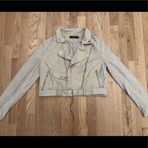 Missguided Beige Cropped Jacket